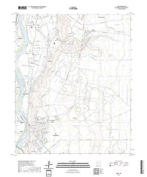 USGS Topographic Map – Tome