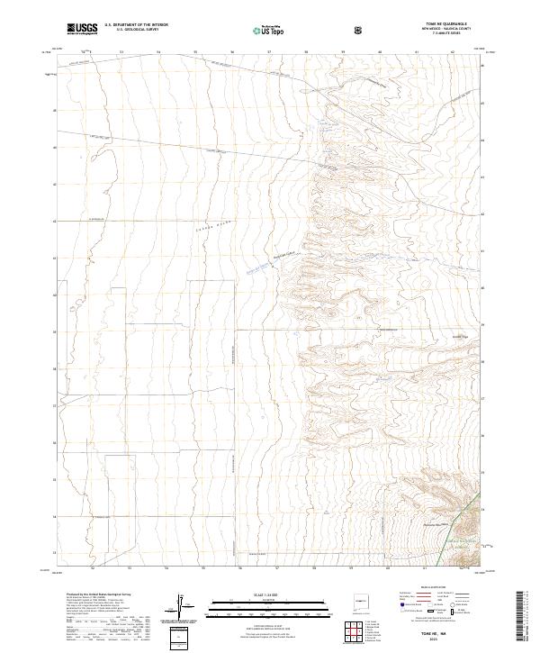 USGS Topographic Map – Tome NE