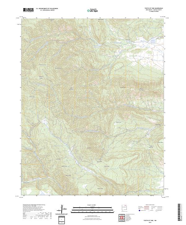 USGS Topographic Map – Tooth of Time