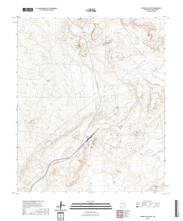 USGS Topographic Map – Tower Hill South