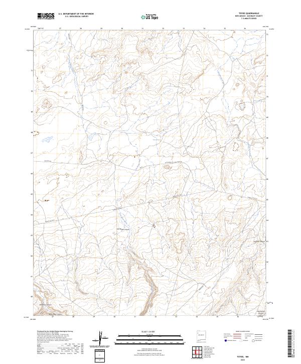 USGS Topographic Map – Toyee