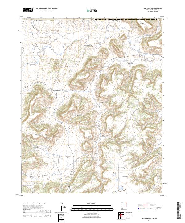 USGS Topographic Map – Travesser Park