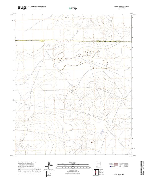 USGS Topographic Map – Tucson Spring