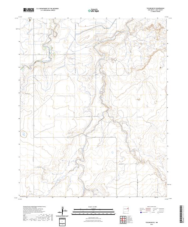 USGS Topographic Map – Tucumcari SE