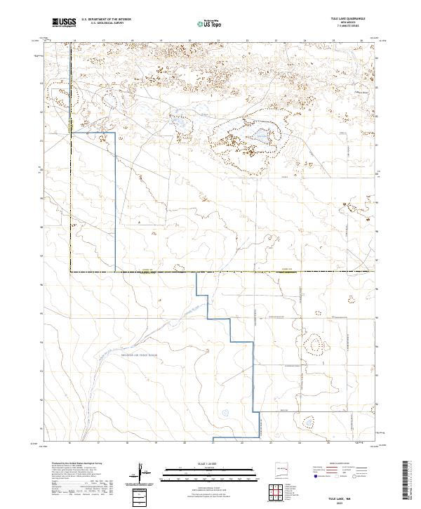 USGS Topographic Map – Tule Lake