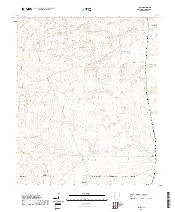 USGS Topographic Map – Upham