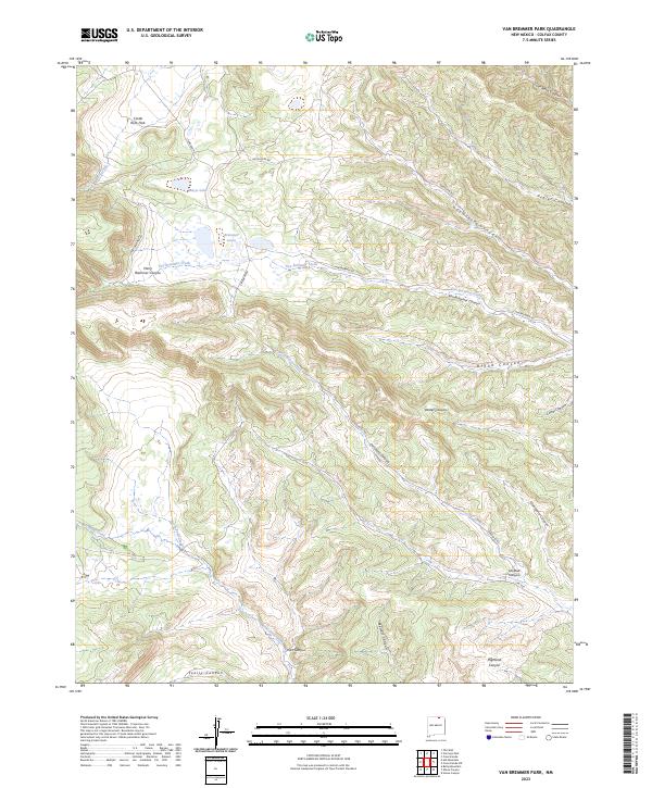 USGS Topographic Map – Van Bremmer Park