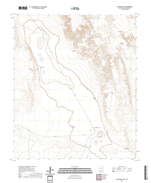 USGS Topographic Map – Van Winkle Lake
