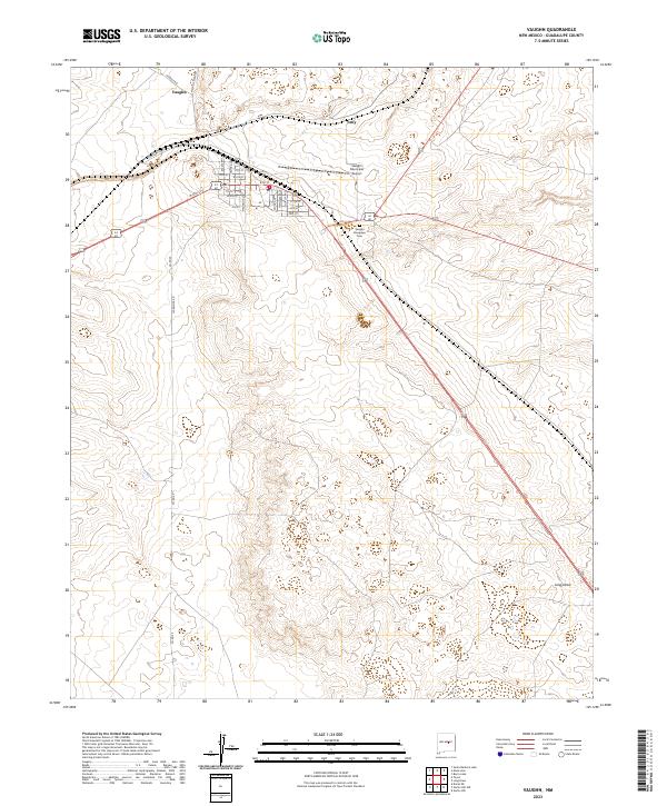 USGS Topographic Map – Vaughn