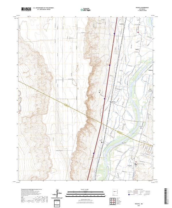 USGS Topographic Map – Veguita