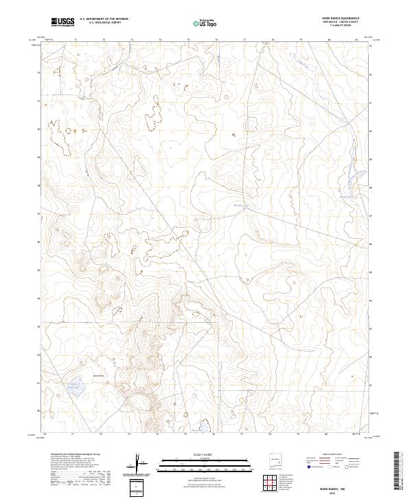 USGS Topographic Map – Wade Ranch
