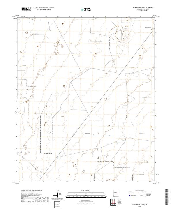 2023 Map of Walking Cane Ranch, 2023 Print