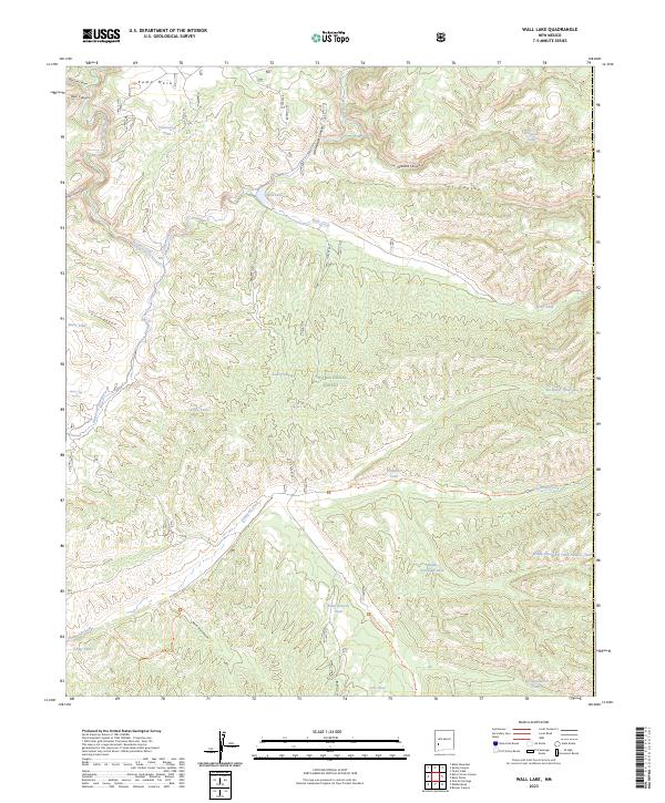 USGS Topographic Map – Wall Lake