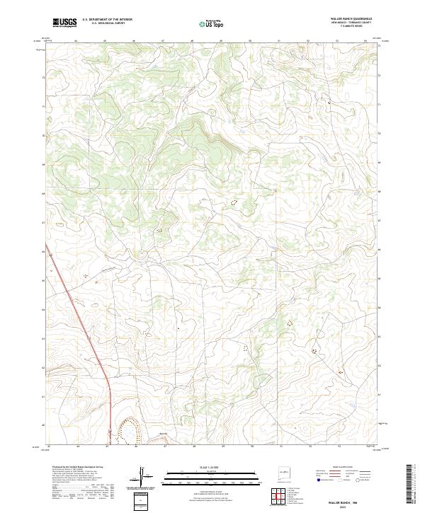 USGS Topographic Map – Waller Ranch