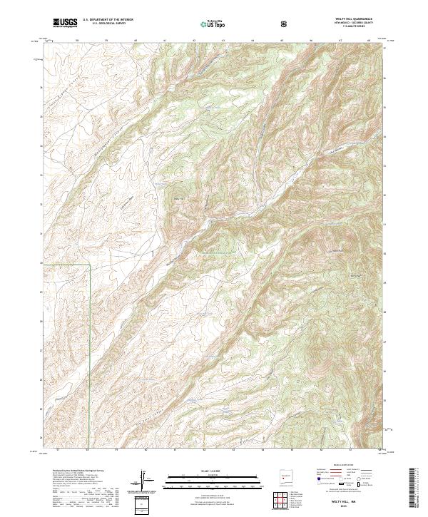 USGS Topographic Map – Welty Hill