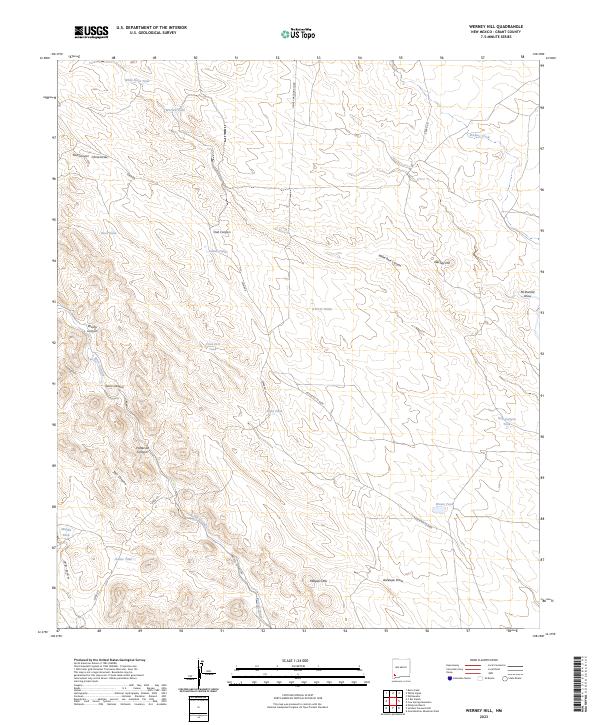 USGS Topographic Map – Werney Hill