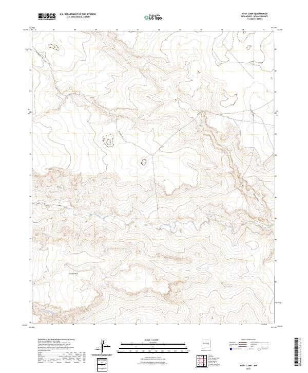 USGS Topographic Map – West Camp
