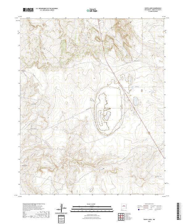USGS Topographic Map – White Lakes