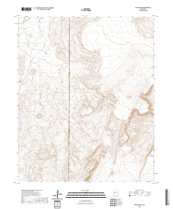 USGS Topographic Map – White Ridge