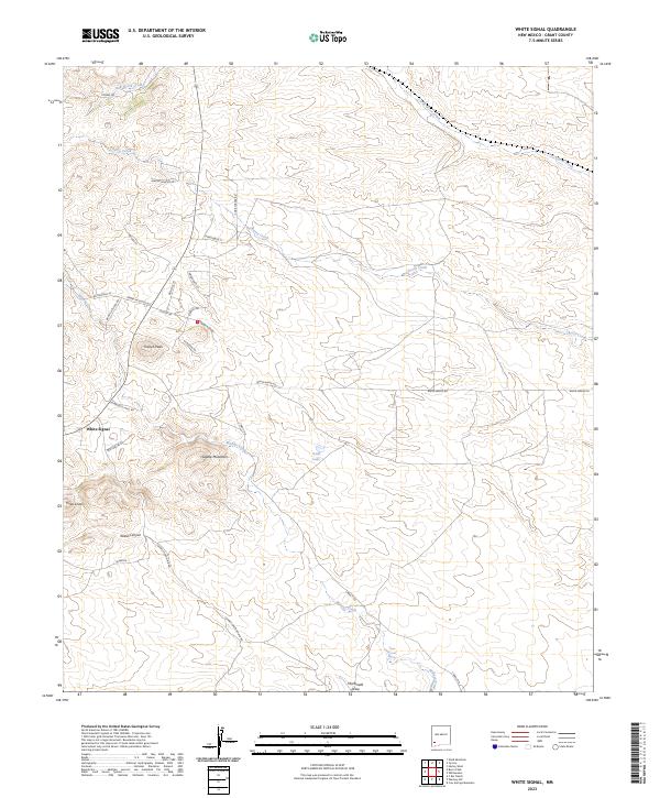 USGS Topographic Map – White Signal
