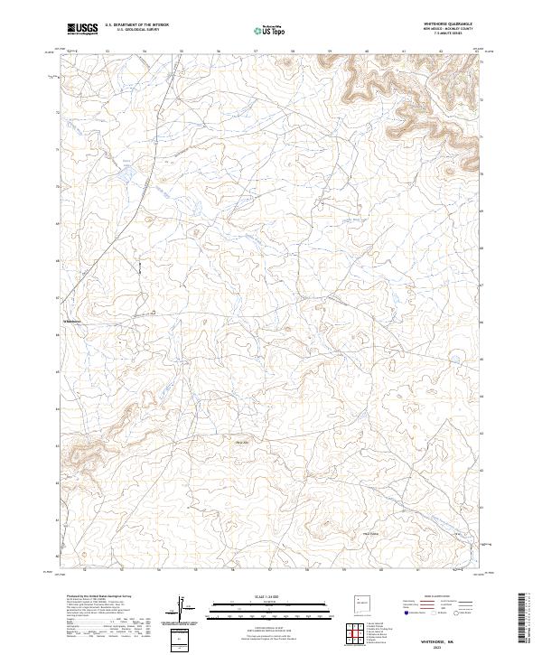 USGS Topographic Map – Whitehorse