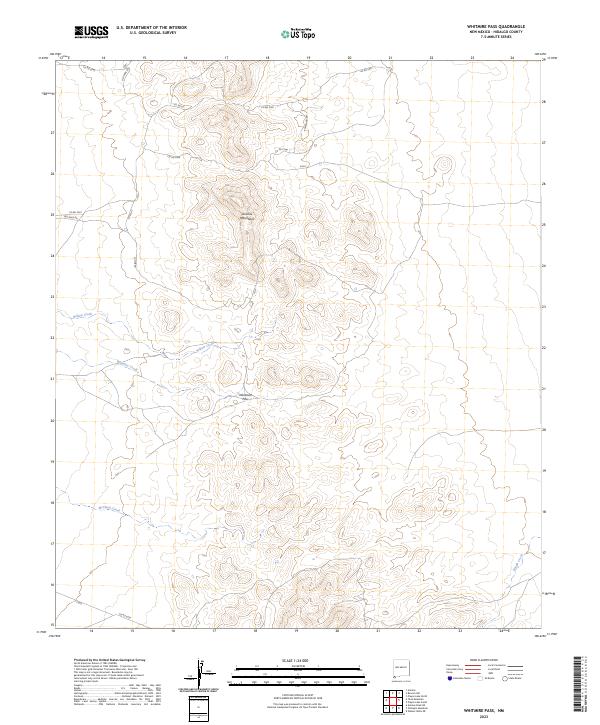 USGS Topographic Map – Whitmire Pass