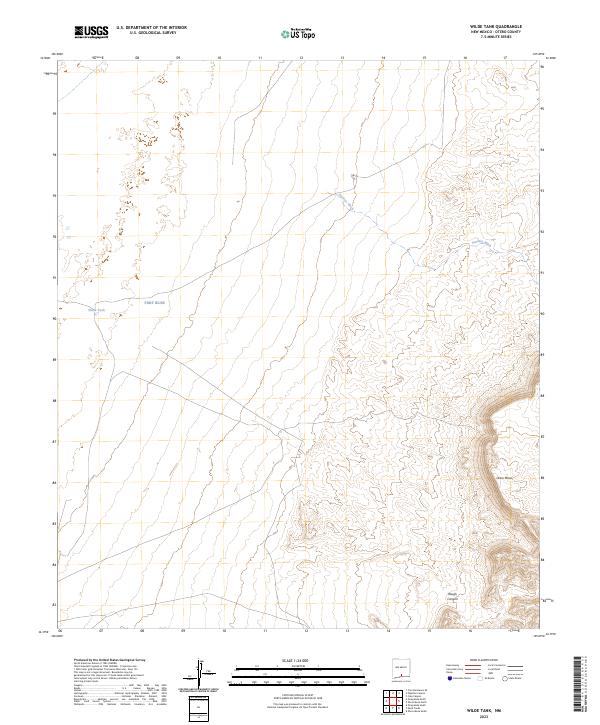 USGS Topographic Map – Wilde Tank