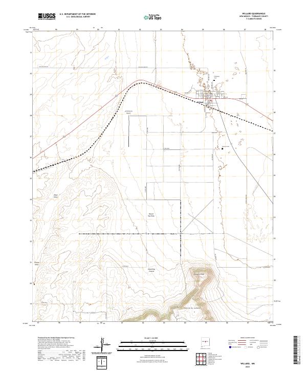USGS Topographic Map – Willard