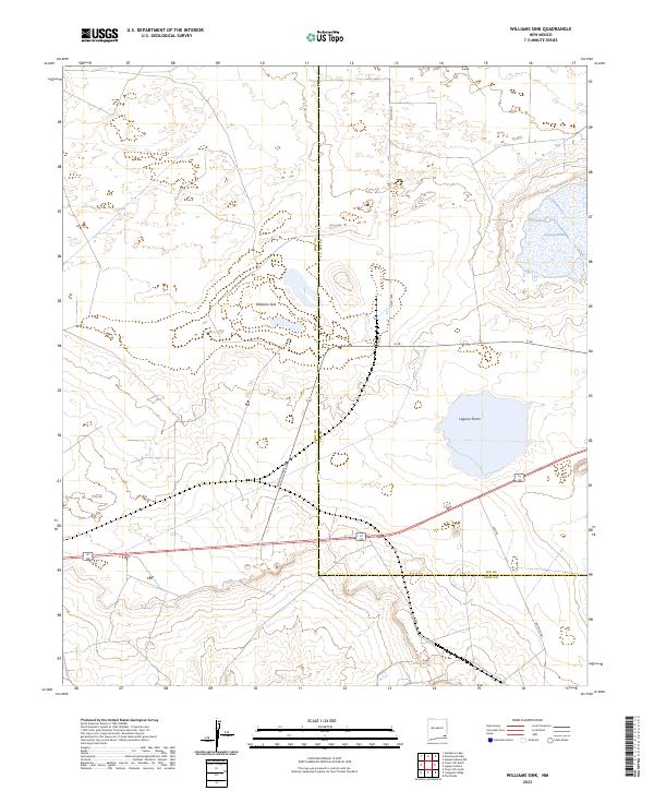 USGS Topographic Map – Williams Sink