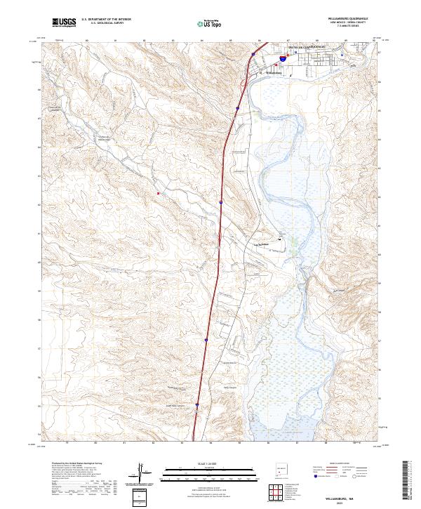 USGS Topographic Map – Williamsburg