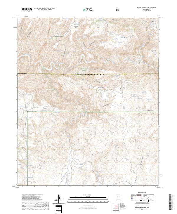 USGS Topographic Map – Wilson Mountain