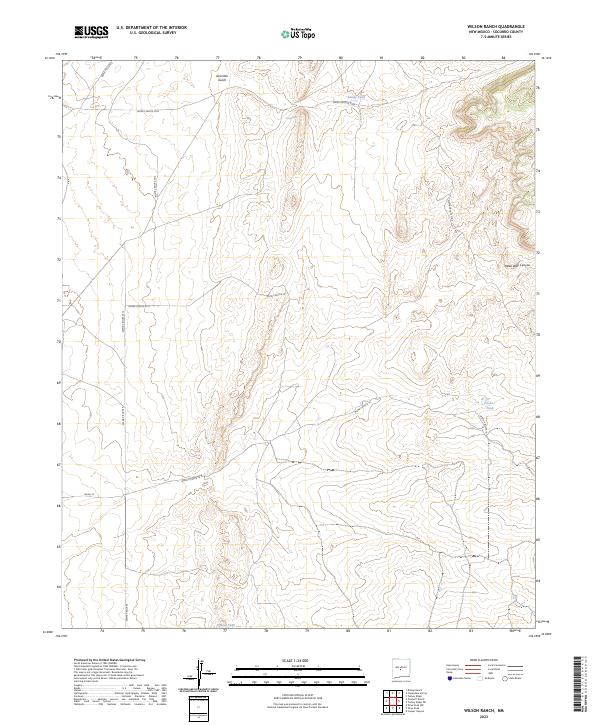 USGS Topographic Map – Wilson Ranch
