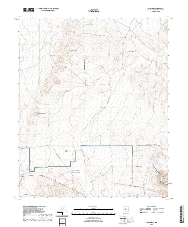 USGS Topographic Map – Wrye Peak