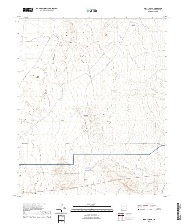 USGS Topographic Map – Wrye Peak NW