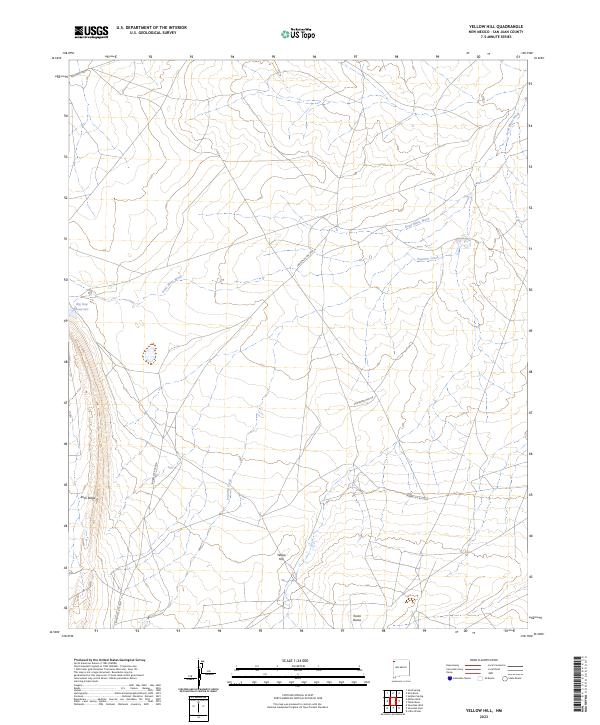 USGS Topographic Map – Yellow Hill