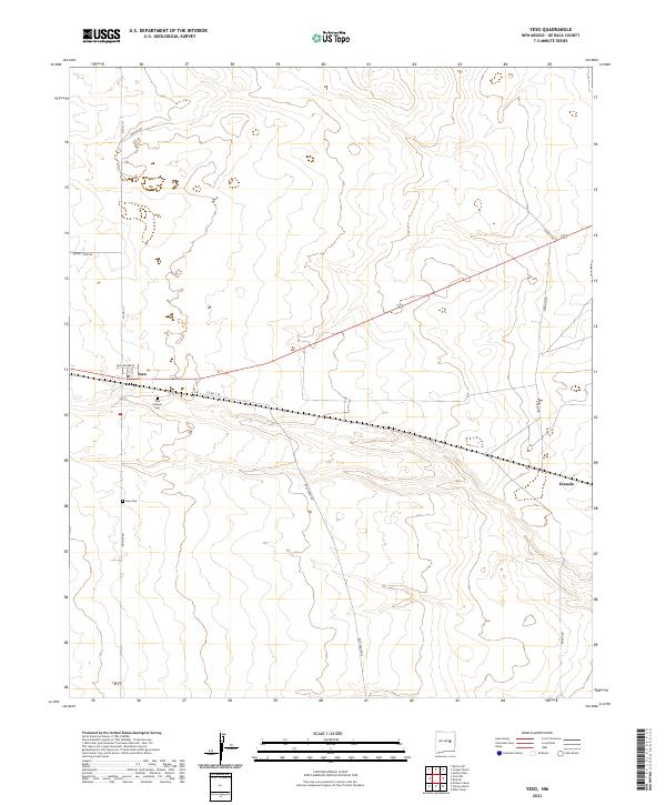 USGS Topographic Map – Yeso