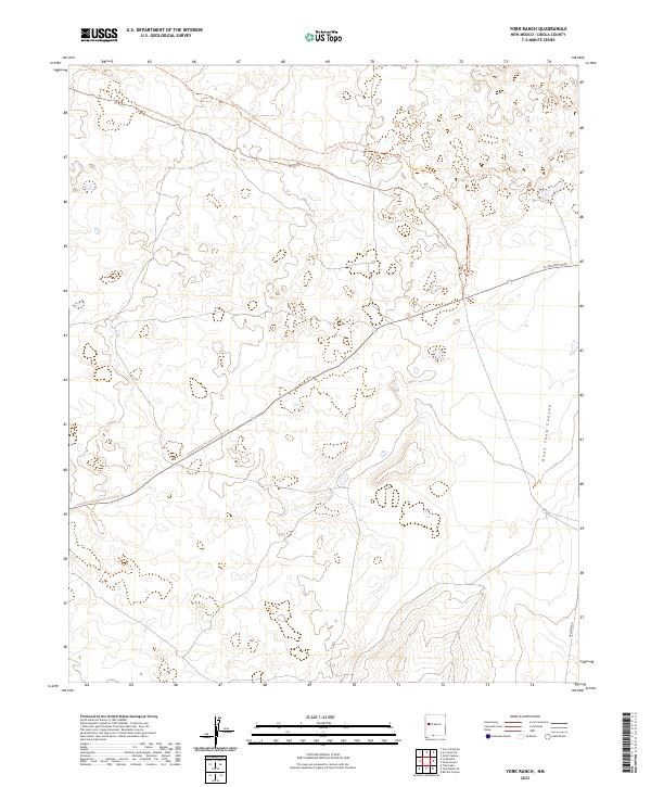 USGS Topographic Map – York Ranch