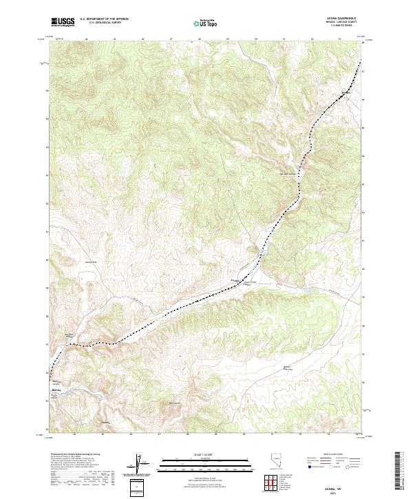 USGS Topographic Map – Acoma
