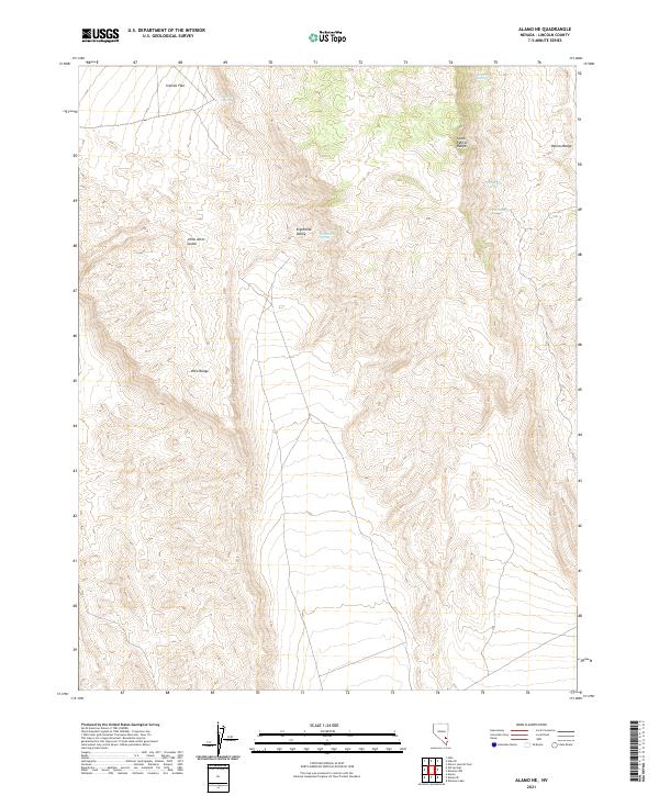 USGS Topographic Map – Alamo NE