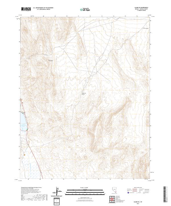 USGS Topographic Map – Alamo SE