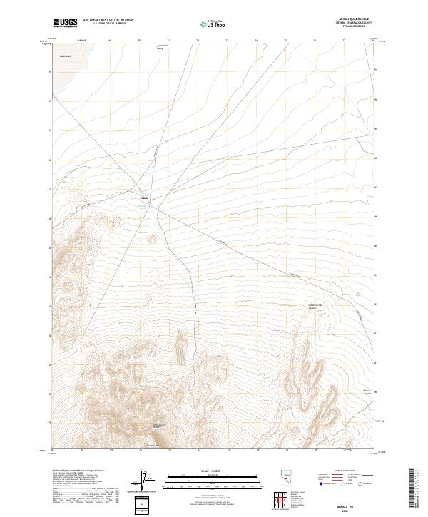 USGS Topographic Map – Alkali