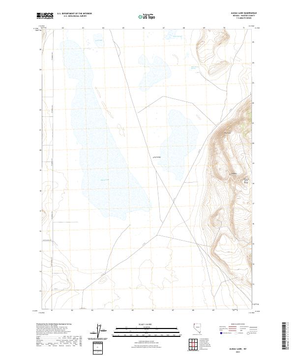 USGS Topographic Map – Alkali Lake