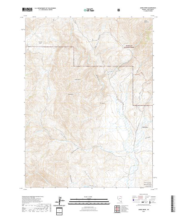 USGS Topographic Map – Annie Creek