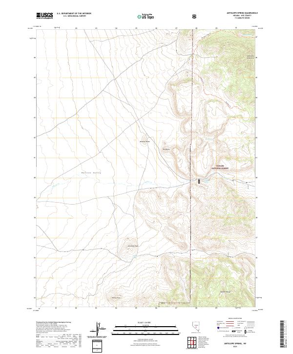 USGS Topographic Map – Antelope Spring