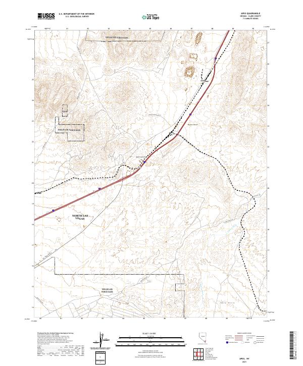 USGS Topographic Map – Apex