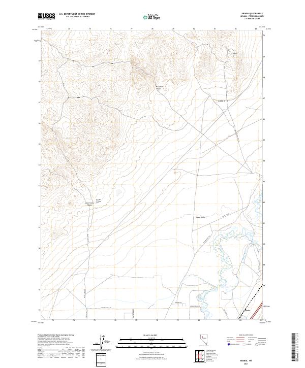 USGS Topographic Map – Arabia