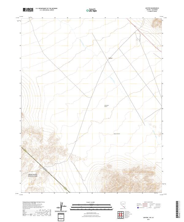 USGS Topographic Map – Ashton