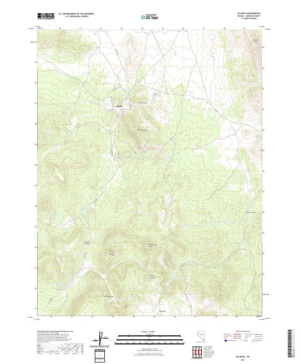 USGS Topographic Map – Atlanta