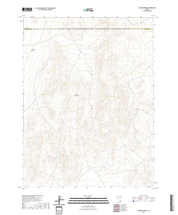 USGS Topographic Map – Ayarbe Spring