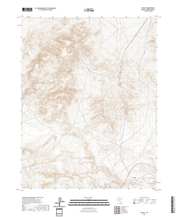 USGS Topographic Map – Basalt